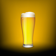 Glass of beer