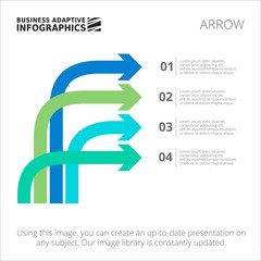 Arrow diagram template 3