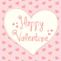 Wall Mural - Valentine card