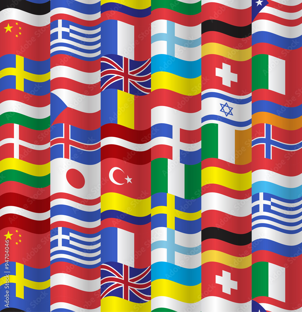72 Flags World flags collection Stock Vector | Adobe Stock