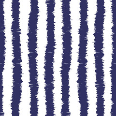 Wall Mural - Sketchy stripes seamless pattern