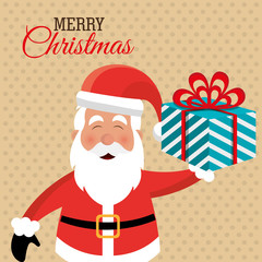 Poster - Merry christmas colorful card design