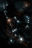 Fototapeta Pokój dzieciecy - An artist's depiction of the Constellation Orion