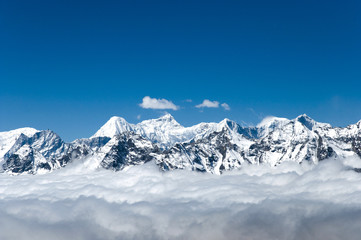 Wall Mural - view from cho la pass - nepal