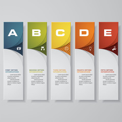  Design clean number banners template/graphic or website layout. Vector.