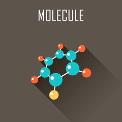 Wall Mural - Molecule