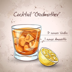 Alcoholic Cocktail Godmother