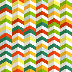 Leinwandbilder - Seamless pattern of different figures. Abstract seamless colorfu