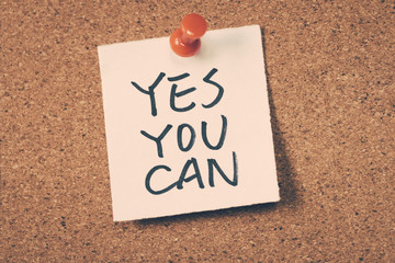 Wall Mural - yes you can