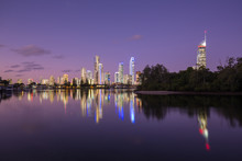 Over The Water View Of The Surfers Paradise, Queensland, Australia