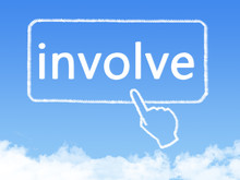 Involve Message Cloud Shape