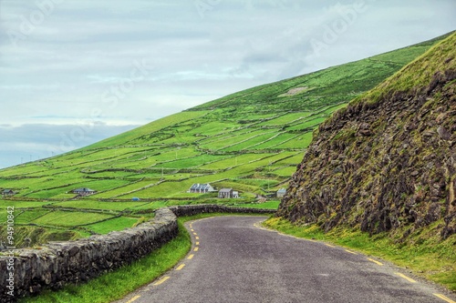 Naklejka samoprzylepna Connor pass, irlandia