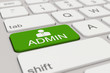 Tastatur - Admin - grün
