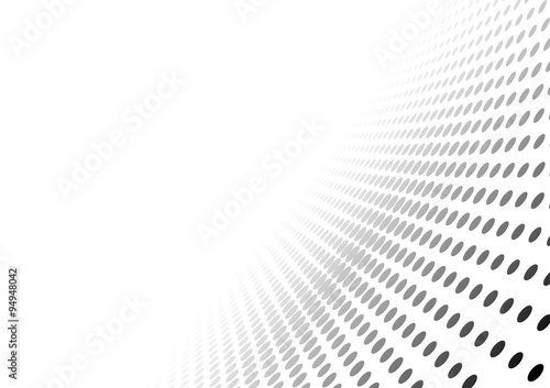 Zdjęcie XXL Abstrakt Kropkujący Perspektywiczny tło - Gradientowa skutek ilustracja, wektor