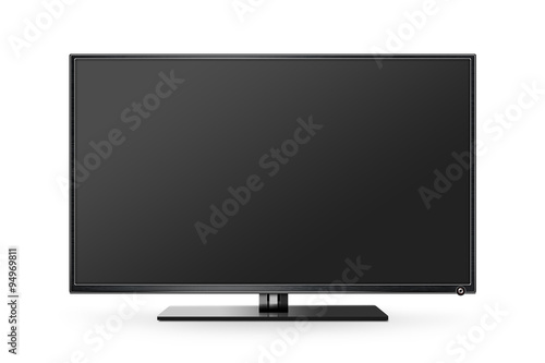 Fotografie, Obraz TV flat screen lcd, plasma realistic illustration