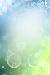 Poster - Abstract blue green background