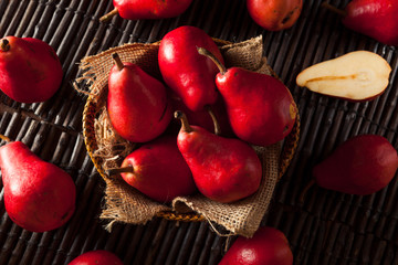 Poster - Raw Organic Red Pears