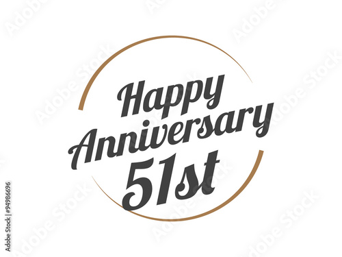 51 Happy Anniversary Logo - Buy this stock vector and explore similar  vectors at Adobe Stock | Adobe Stock