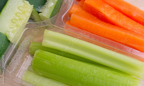 Download Carrots Celery And Cucumbers In Plastic Tray Buy This Stock Photo And Explore Similar Images At Adobe Stock Adobe Stock PSD Mockup Templates