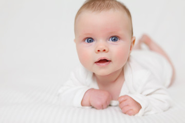 Wall Mural -  baby smiling