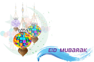  Islamic muslim holiday greeting card background
