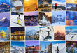 Stack of mountains ski Austria images (my photos)