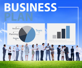 Canvas Print - Business Plan Planning Strategy Meeting Conference Seminar Conce