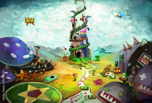 Photo  Game World - Illustration for your inner child