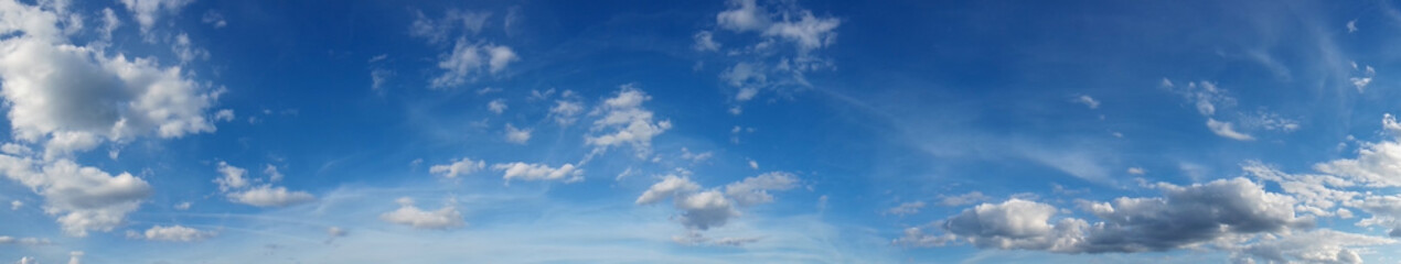 Wall Mural - Panorama, beautiful cloudscape over horizon.