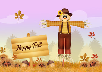 Poster - happy fall