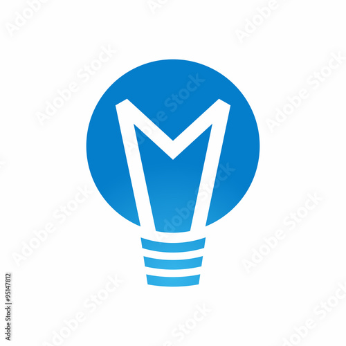 Creative Agency M Initial Light Lamp Icon Logo Stock Vector Adobe Stock Creative Agency M Initial Light Lamp Icon Logo Stock Vector Adobe Stock