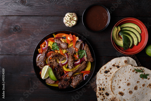 Photo  Beef fajitas