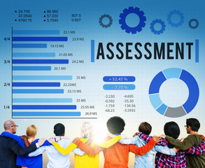 Wall Mural - Assessment Evaluation Measure Validation Review Concept