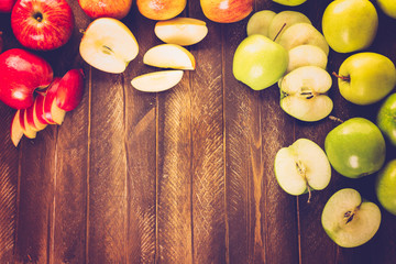 Wall Mural - Organic apples