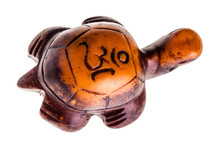 Cute Lucky Charm Wooden Turtle
