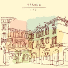 Verona Italy Postcard