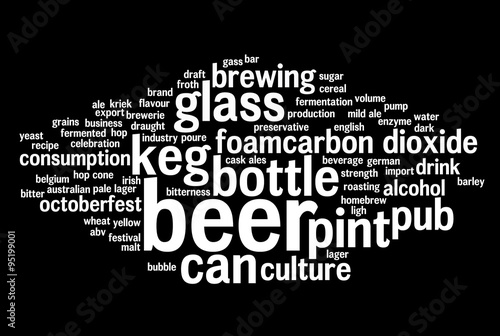 Word Cloud Containing Expressions Regarding Beer White Words On Black Background Buy This Stock Illustration And Explore Similar Illustrations At Adobe Stock Adobe Stock