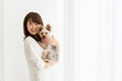 © taka - portrait of asian woman and dog