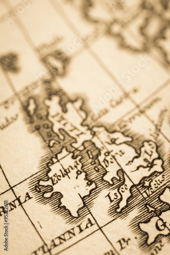 アンティークの世界地図 イギリス Stock Photo Adobe Stock