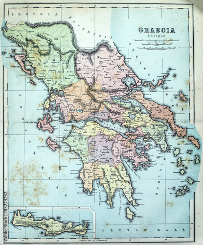 Fotografía Map of Ancient Greece