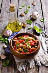 Wall Mural - Orecchiette pasta with vegetables