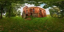 Spherical Panorama Of Lutheran Church Of Saint Katerina In The S
