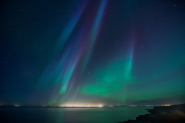 Wall Mural - iceland aurora borealis3