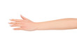 © Aleksandr Kurganov - Beauty woman hand over white