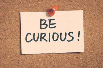 Wall Mural - be curious