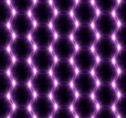 Wall Mural - Lens Flare overlap purple ring pattern