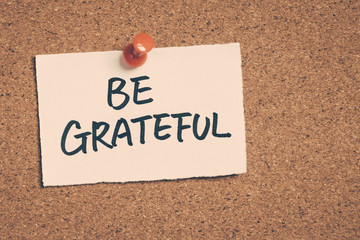 Wall Mural - be grateful