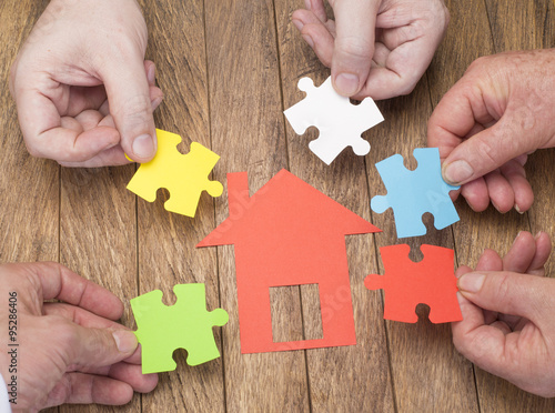Foto El núcleo vertraut hacen un aporte para adquisición de Vivienda - concepto de vivienda