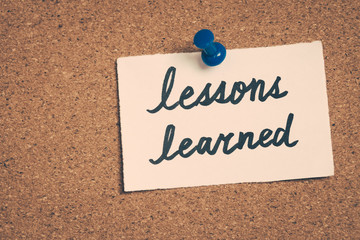 Wall Mural - lessons learned