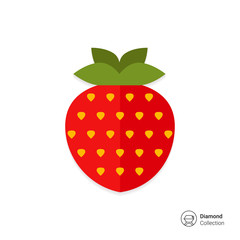 Poster - Ripe strawberry icon